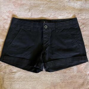 American Eagle Outfitters Black Bermuda Shorts Size 6 Women Midi